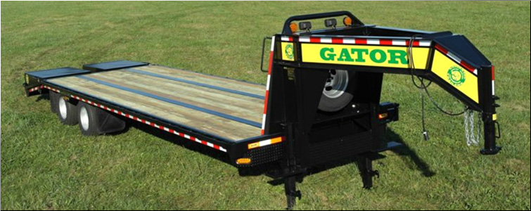 GOOSENECK TRAILER 30ft tandem dual - all heavy-duty equipment trailers special priced  Cuyahoga County, Ohio